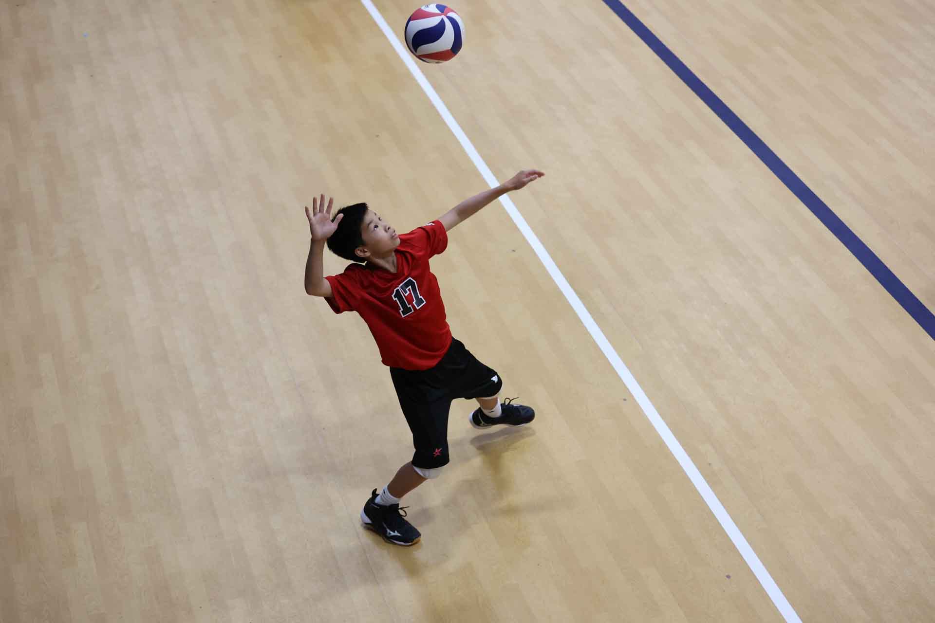 Player serving Player serving